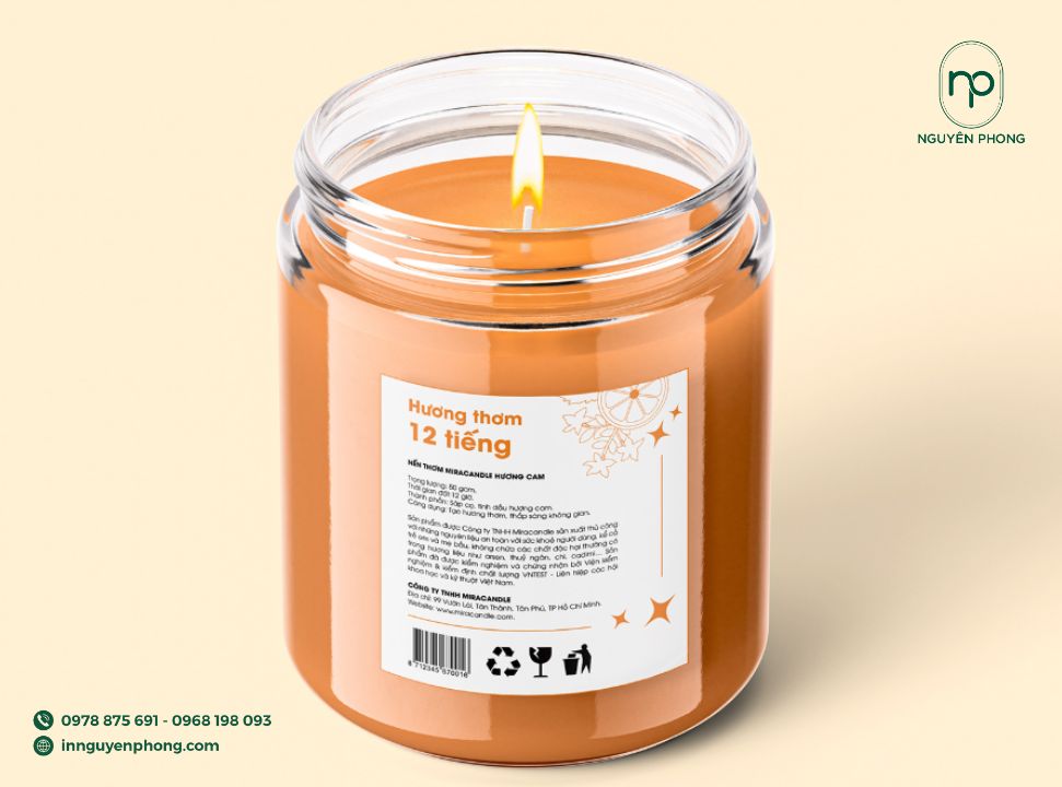 in tem dán nến thơm nhanh tại Hà Nội